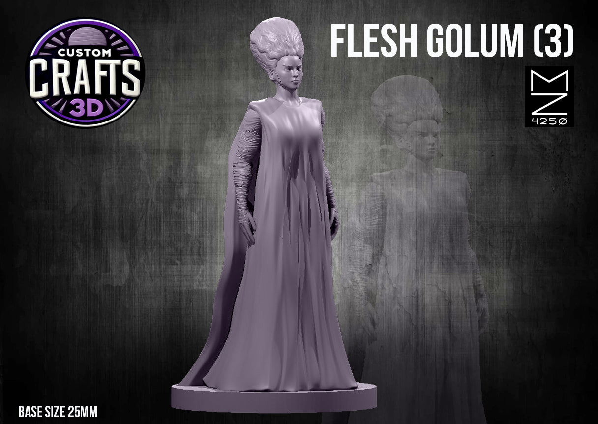 Flesh Golum V3 25mm Base