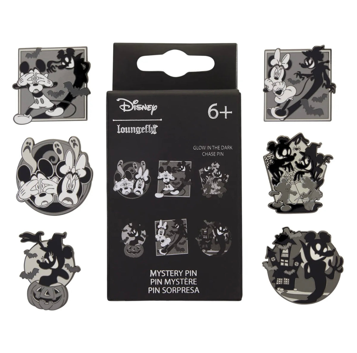 Loungefly Mystery Pin Minnie & Mickey GITD