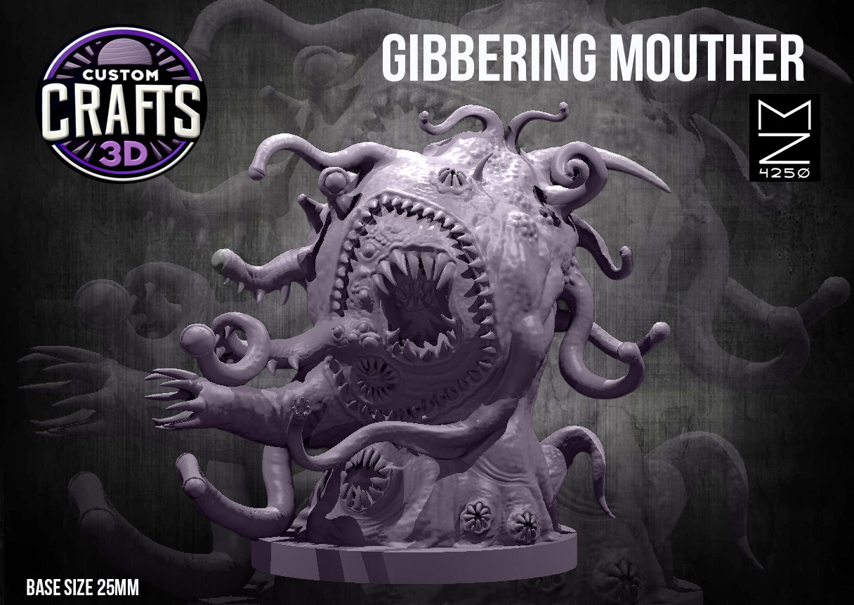 Gibbering Mouther 25mm Base
