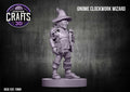 Gnome Clockwork Wizard 15mm Base