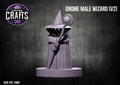 Gnome Male Wizard V2 15mm Base