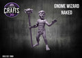 Gnome Wizard Naked 15mm Base
