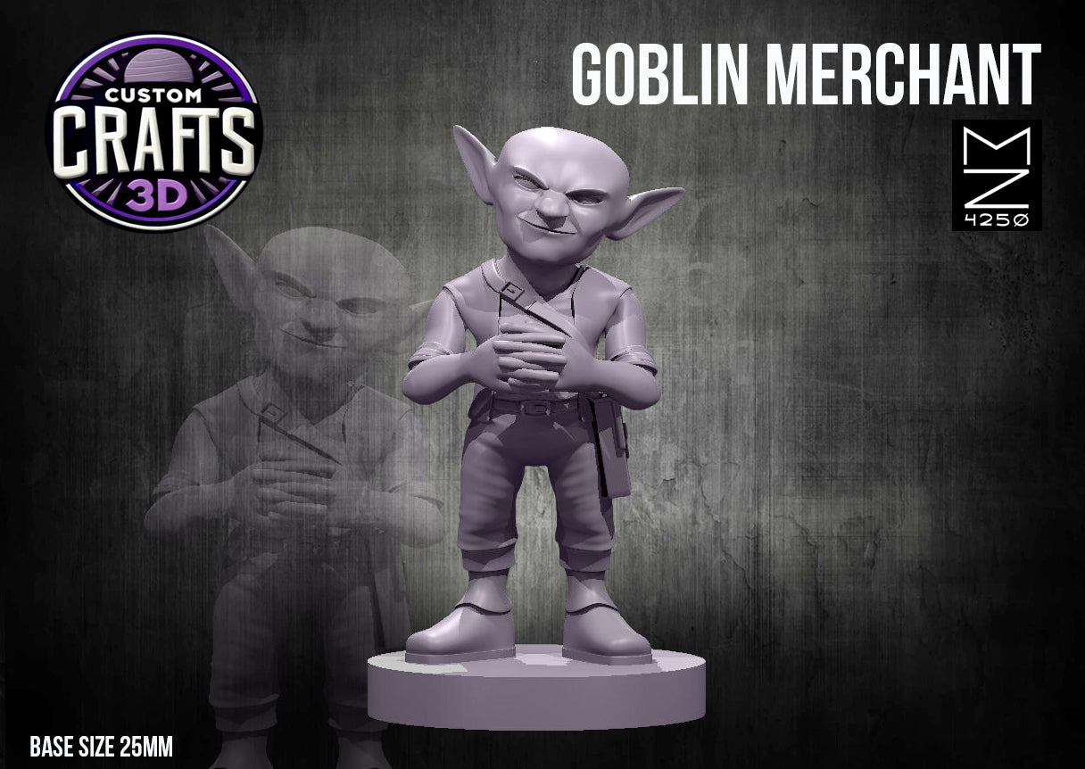 Goblin Merchant 25mm Base