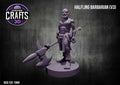 Halfling Barbarian V3 15mm Base