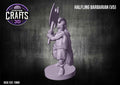 Halfling Barbarian V5 15mm Base
