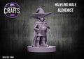 Halfling Male Alchemist 15mm Base