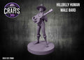 Hillbilly Human Male Bard 25mm Base