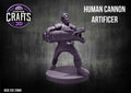 Human Cannon Artificer 25mm Base