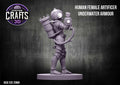 Human Female Artificer Underwater Armour 25mm Base