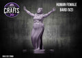 Human Female Bard V2 25mm Base