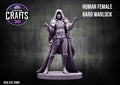 Human Female Bard Warlock 25mm Base