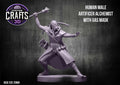 Human Male Artificer Alchemist with Gas Mask 25mm Base