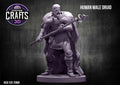 Human Male Druid 25mm Base
