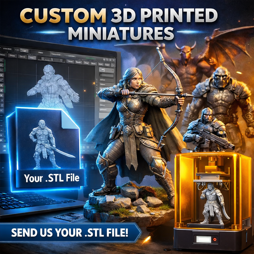 Custom miniature 3D print