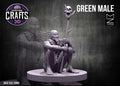 Green Male 25mm Base