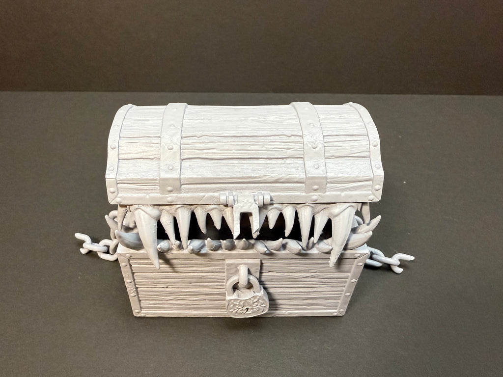 Mimic Hinged Dice Box