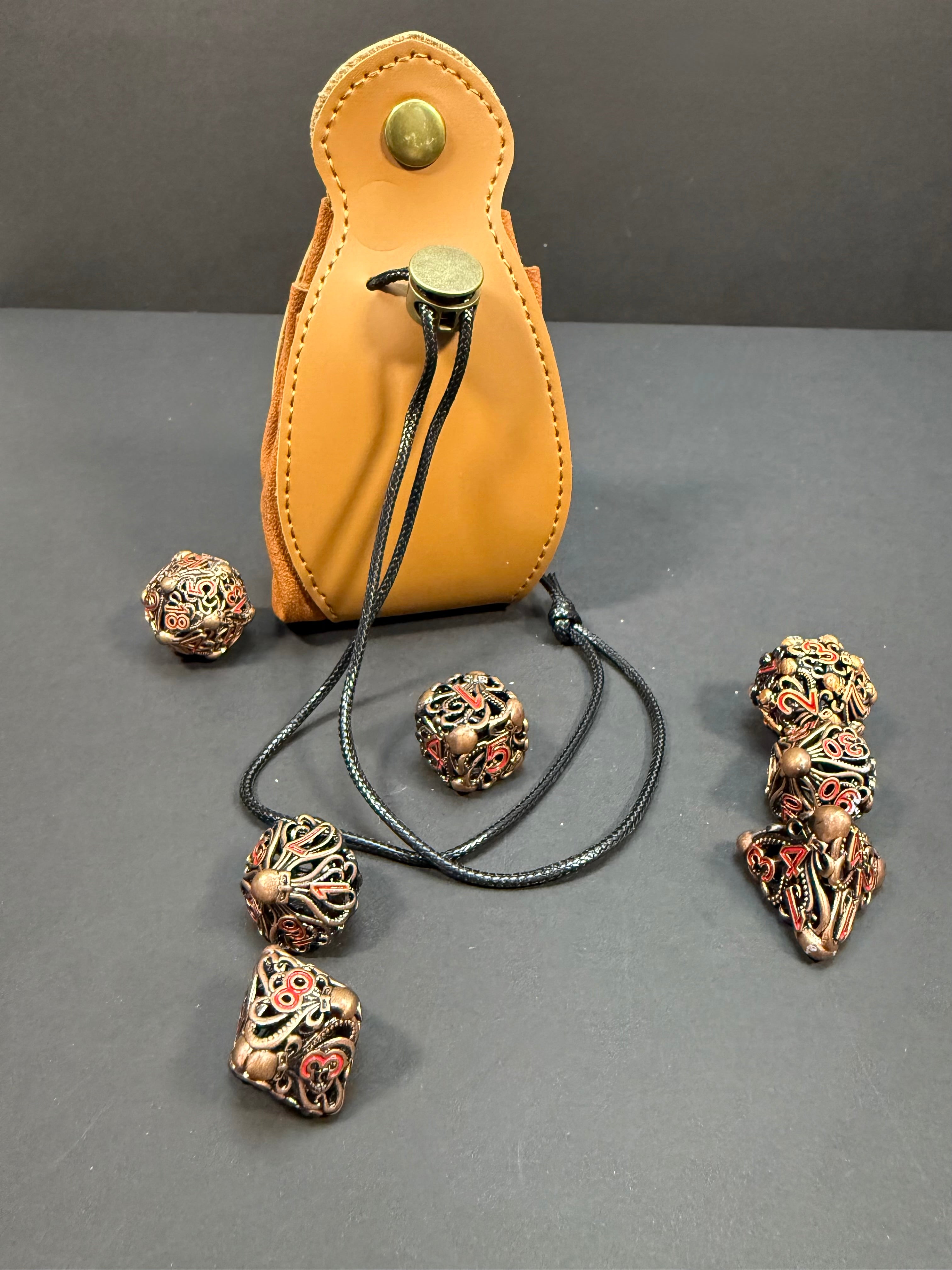 Brown Dice Pouch of Holding