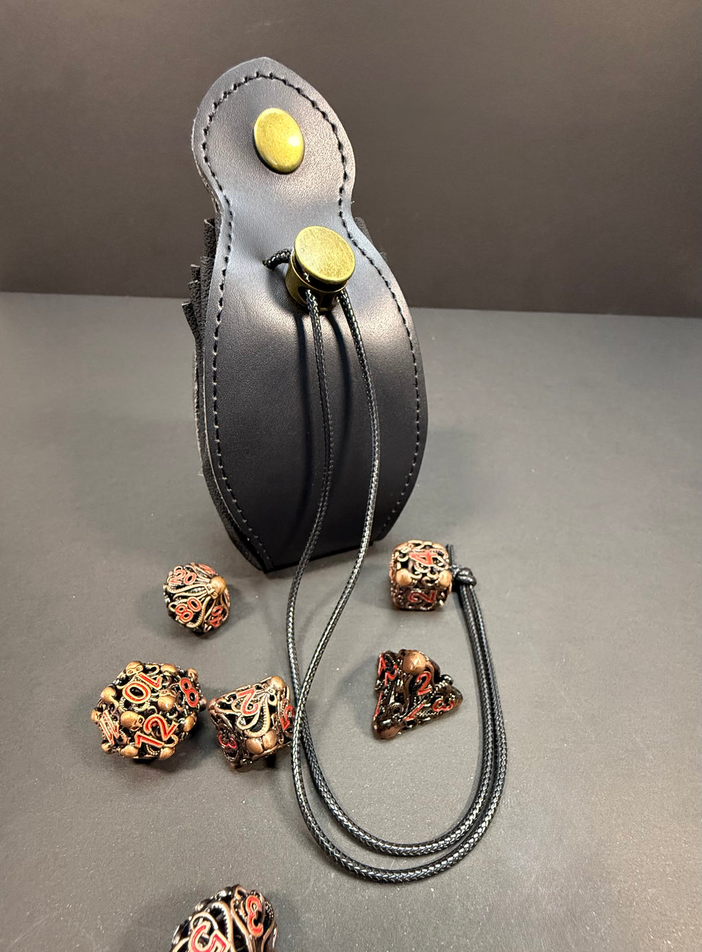 Black Dice Pouch of Holding