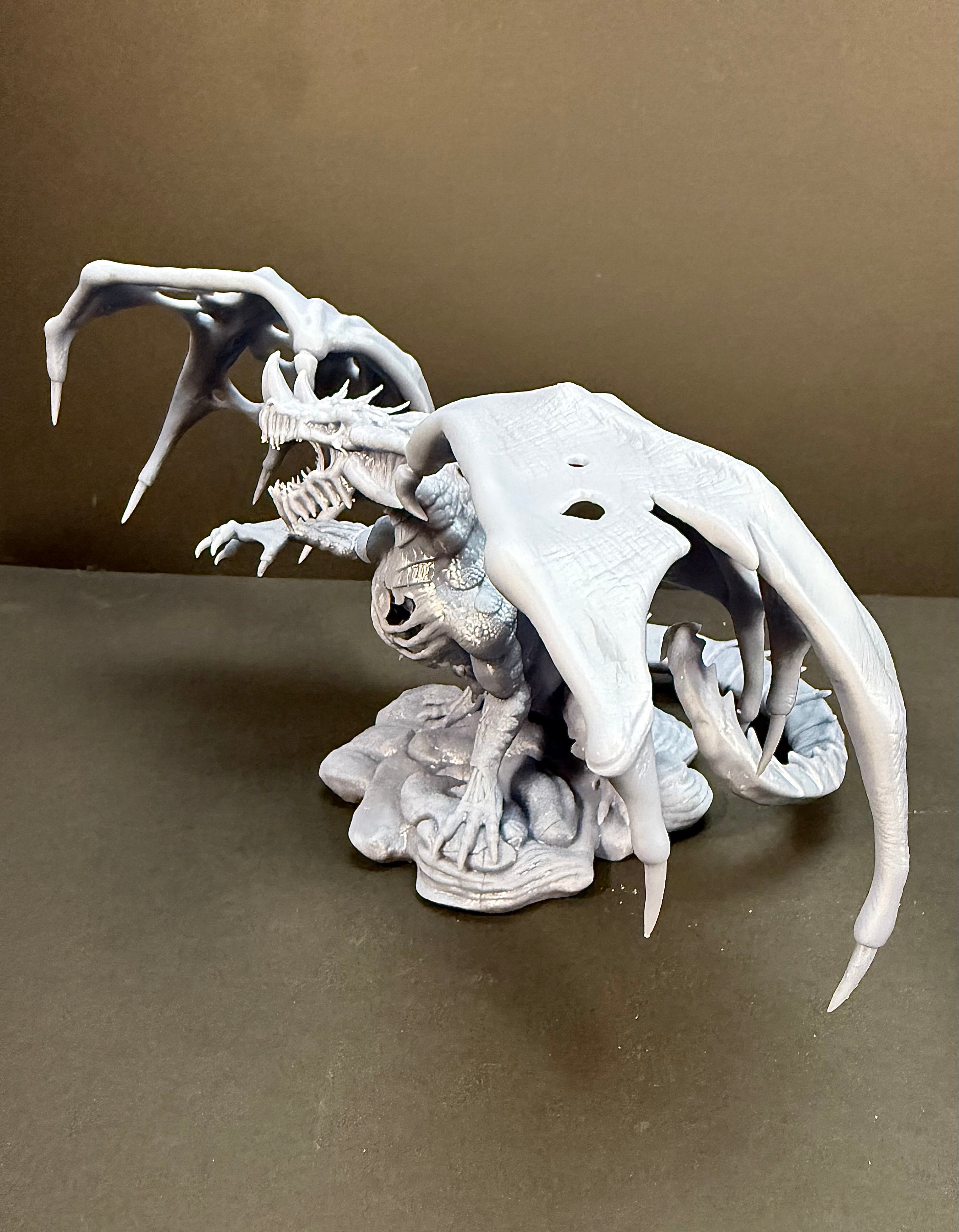 Ancient Blue Zombie Dragon 100mm Base Gargantuan
