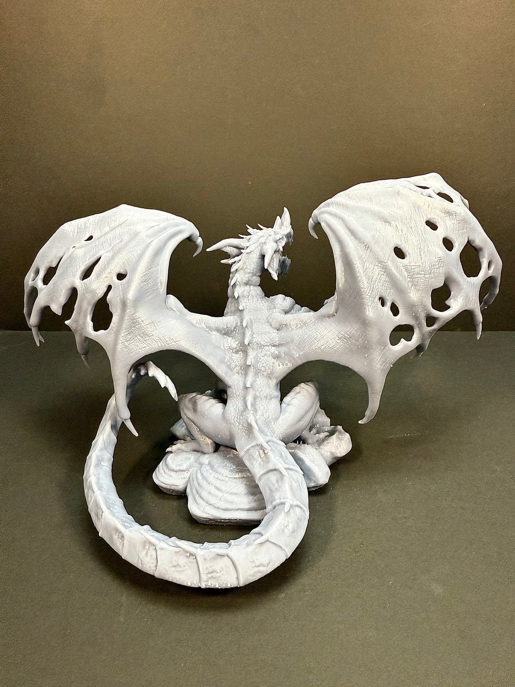 Ancient Blue Zombie Dragon 100mm Base Gargantuan