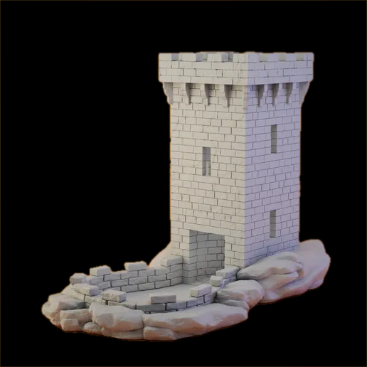 Square Medieval Castle Dice Thrower with Tray (Copy)
