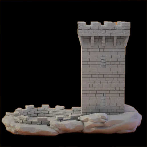 Square Medieval Castle Dice Thrower with Tray (Copy)