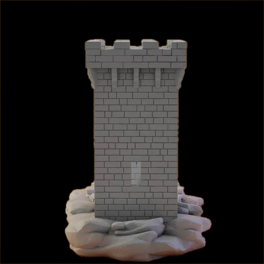Square Medieval Castle Dice Thrower with Tray (Copy)