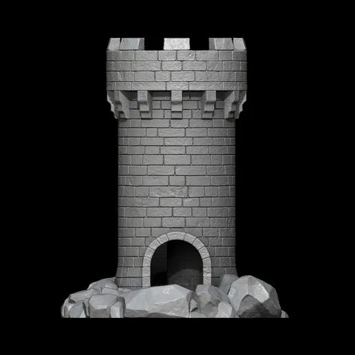 Medieval Castle Dice Thrower with Tray