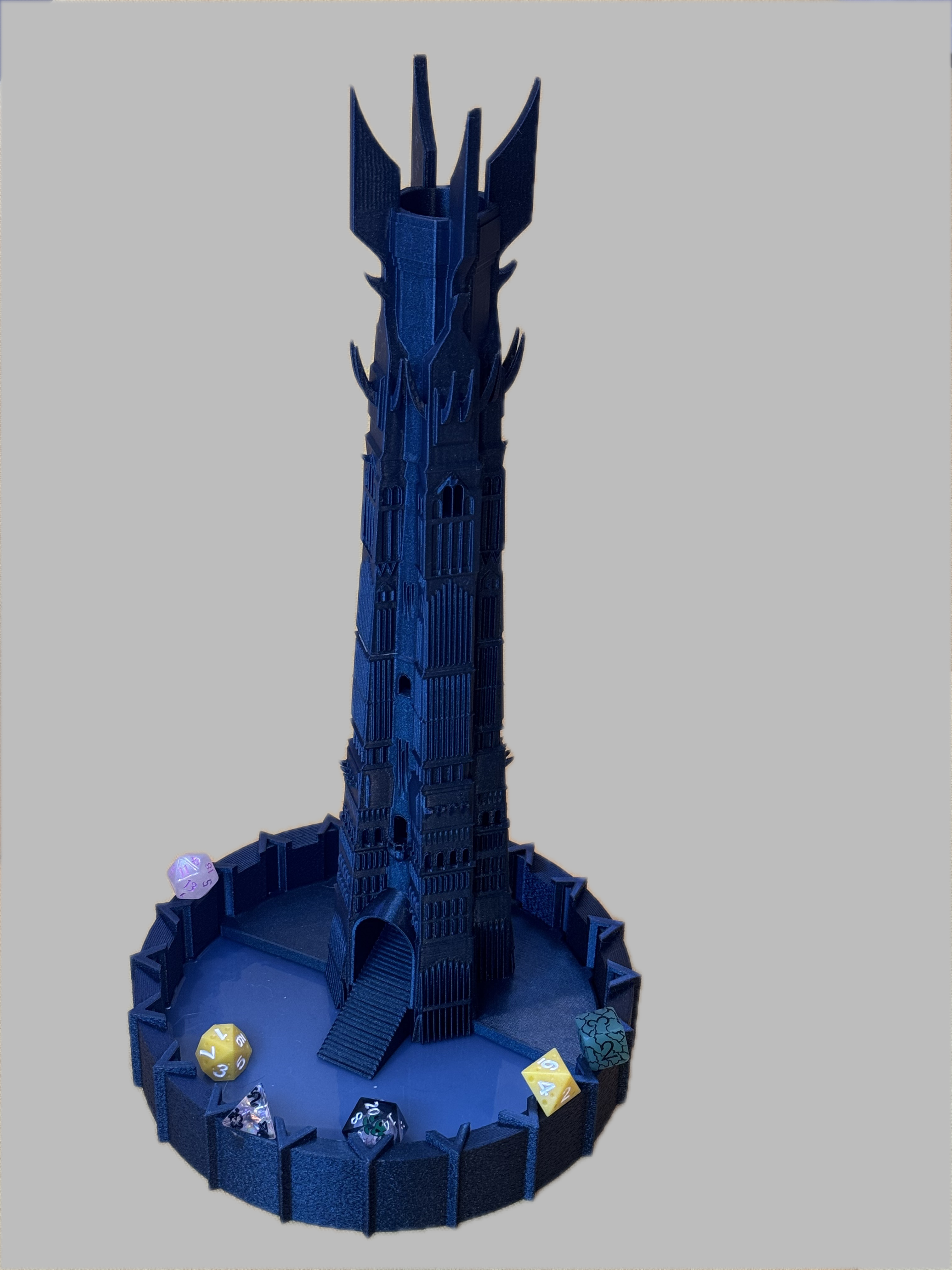 Orthanc Lord of the Rings Dice Thrower with Tray