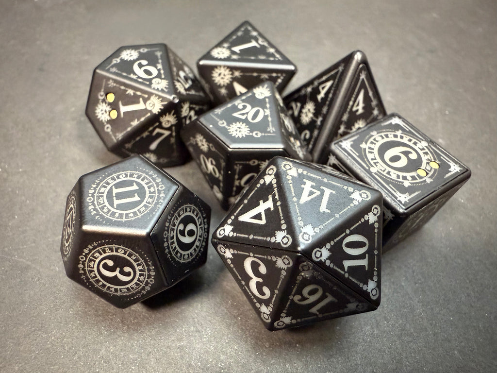 LED Light Up Rechargeable DnD Dice Set 7PCS