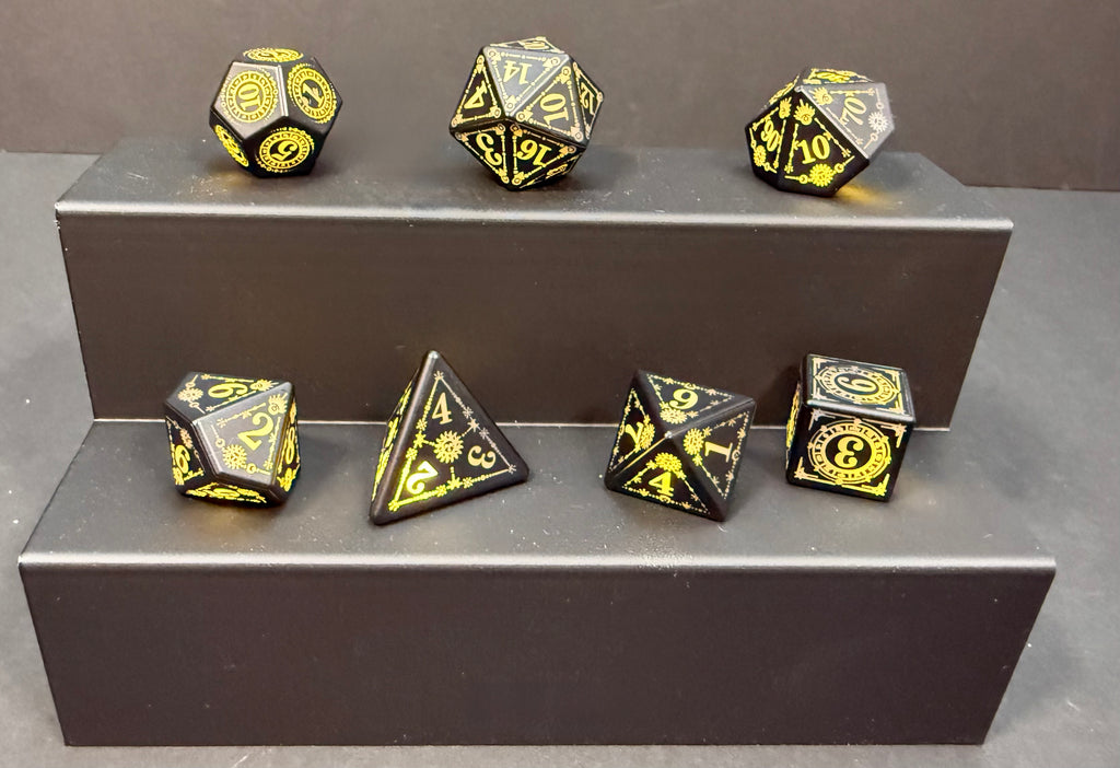 LED Light Up Rechargeable DnD Dice Set 7PCS