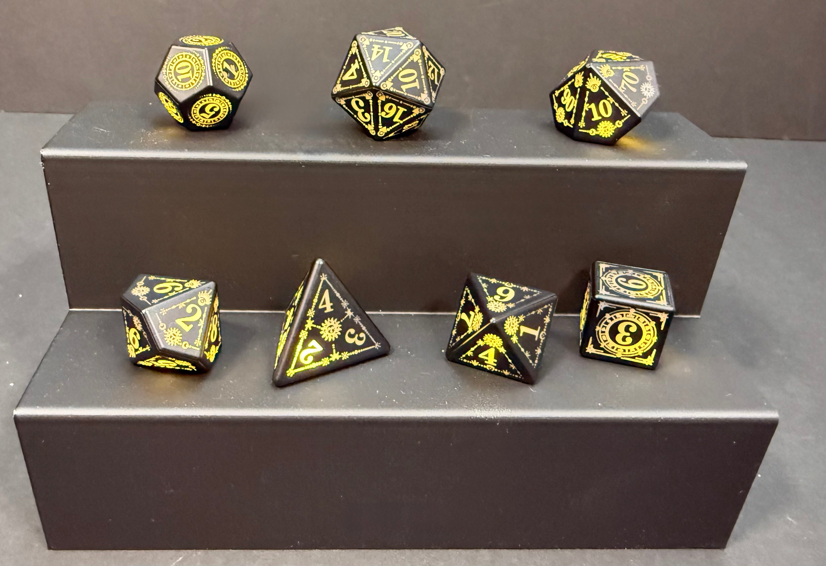 LED Light Up Rechargeable DnD Dice Set 7PCS