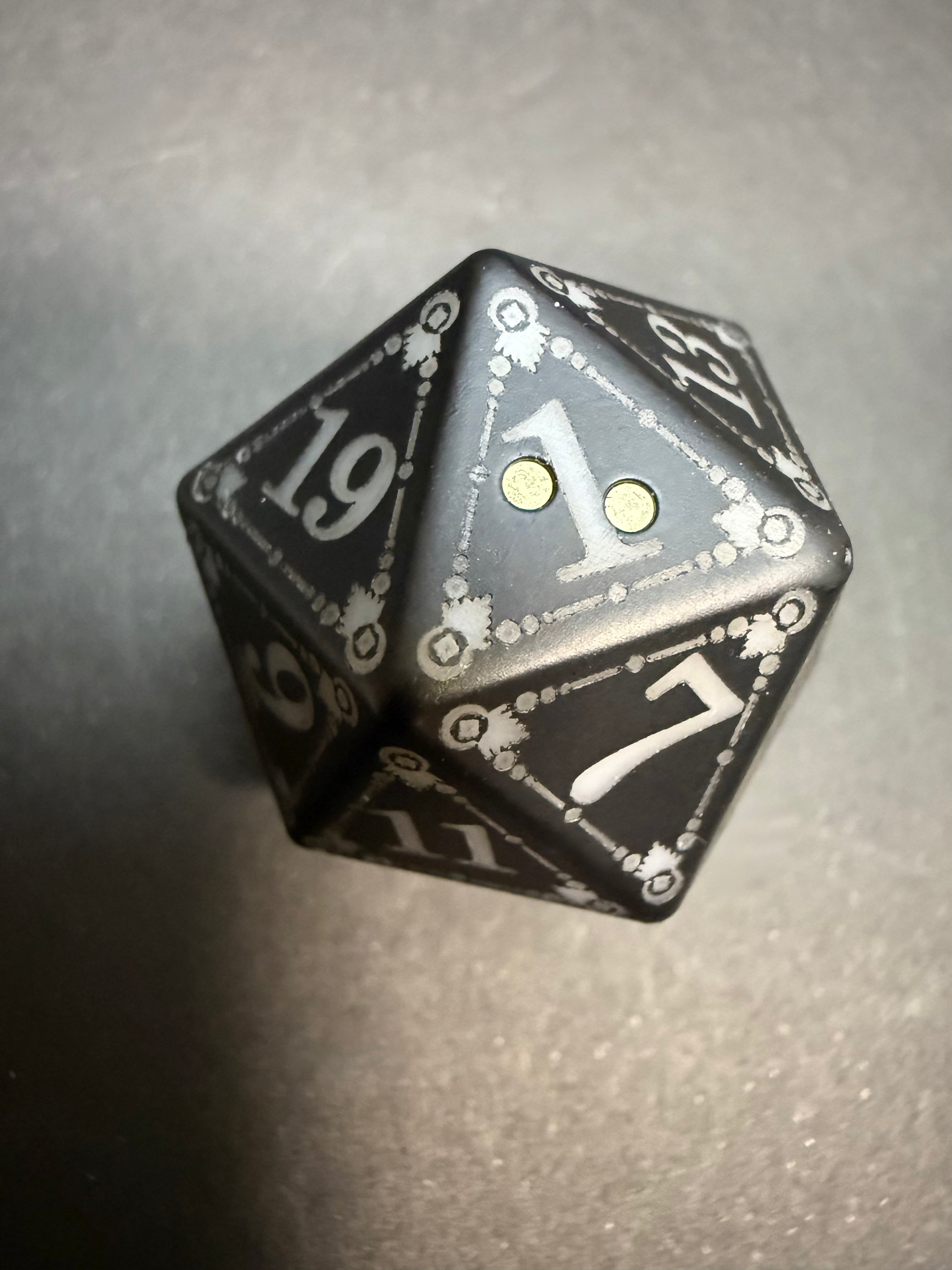 LED Light Up Rechargeable DnD Dice Set 7PCS