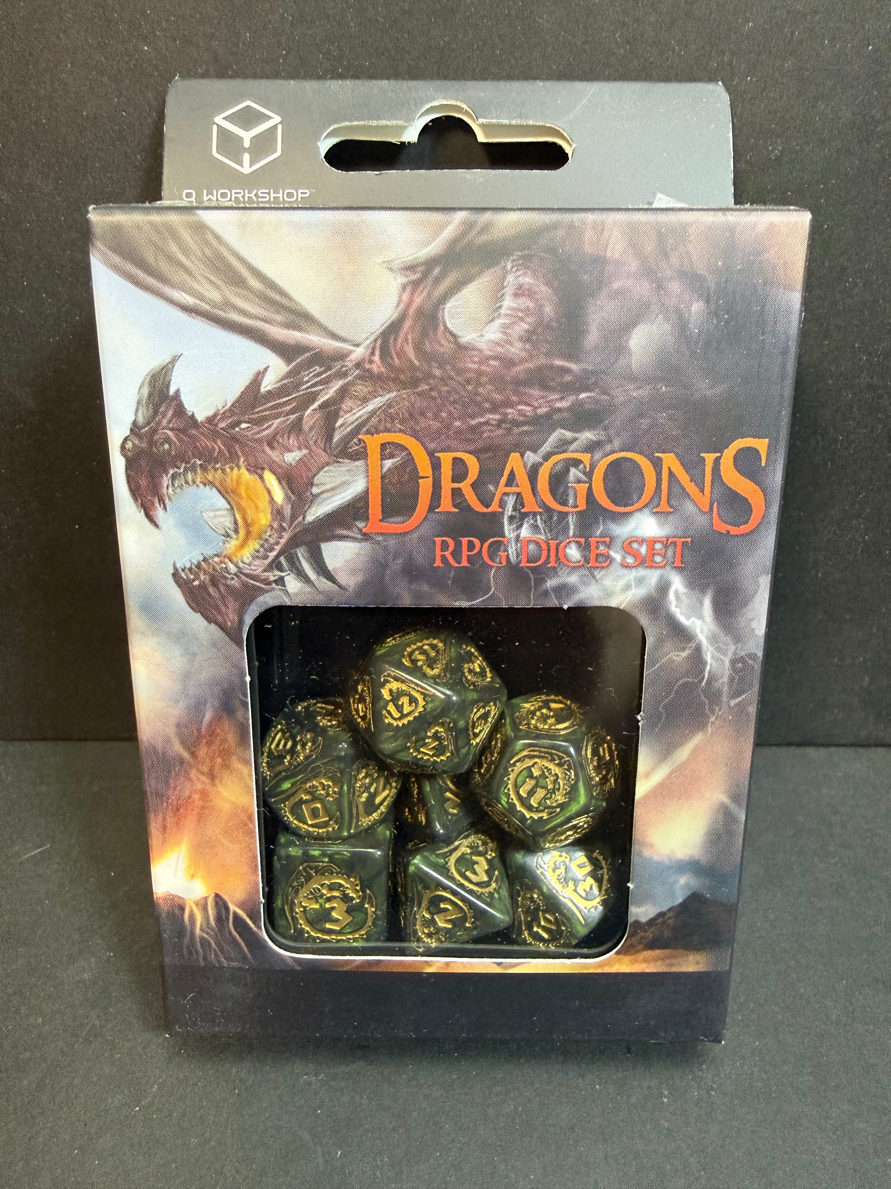 Dragons Dice Set - Nephrite Q-Workshop