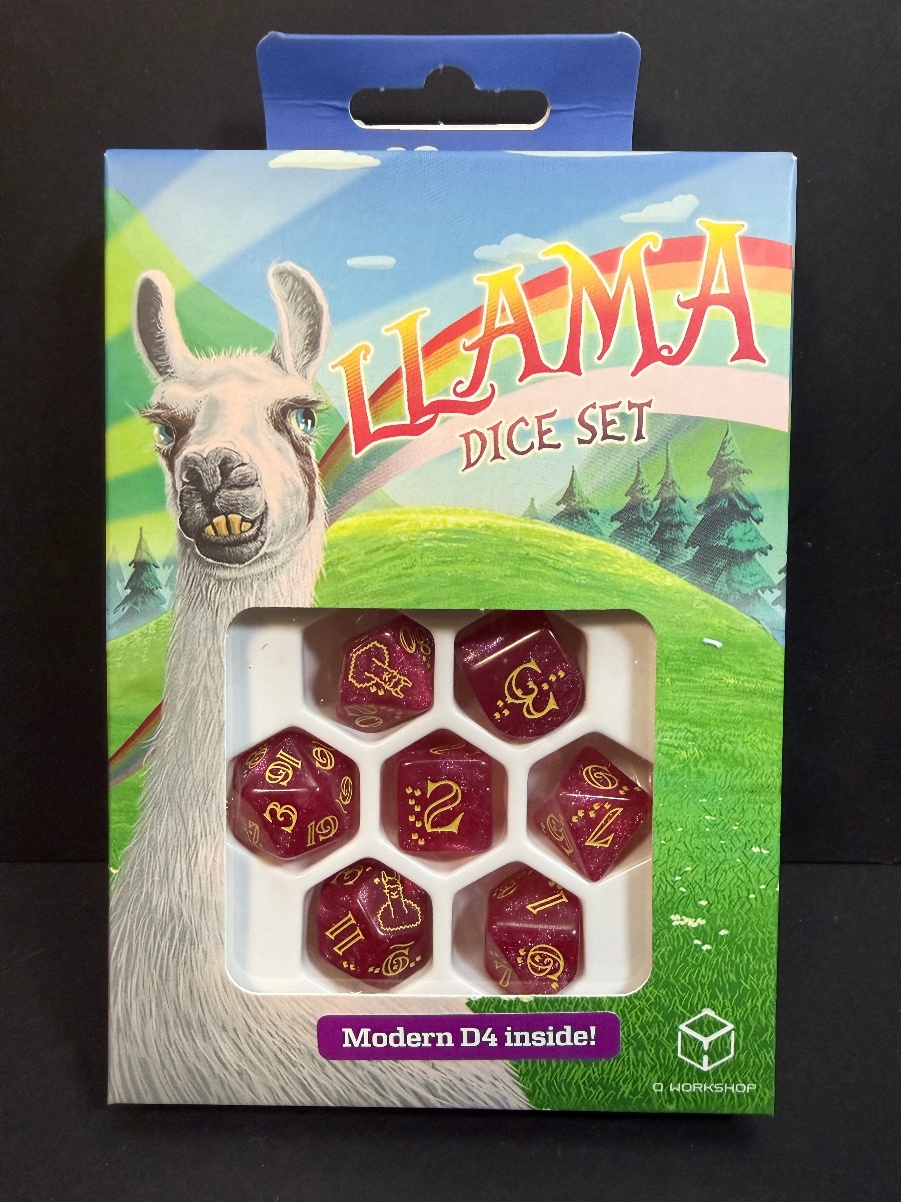 Llama Dice Set -  Puffy Q-Workshop