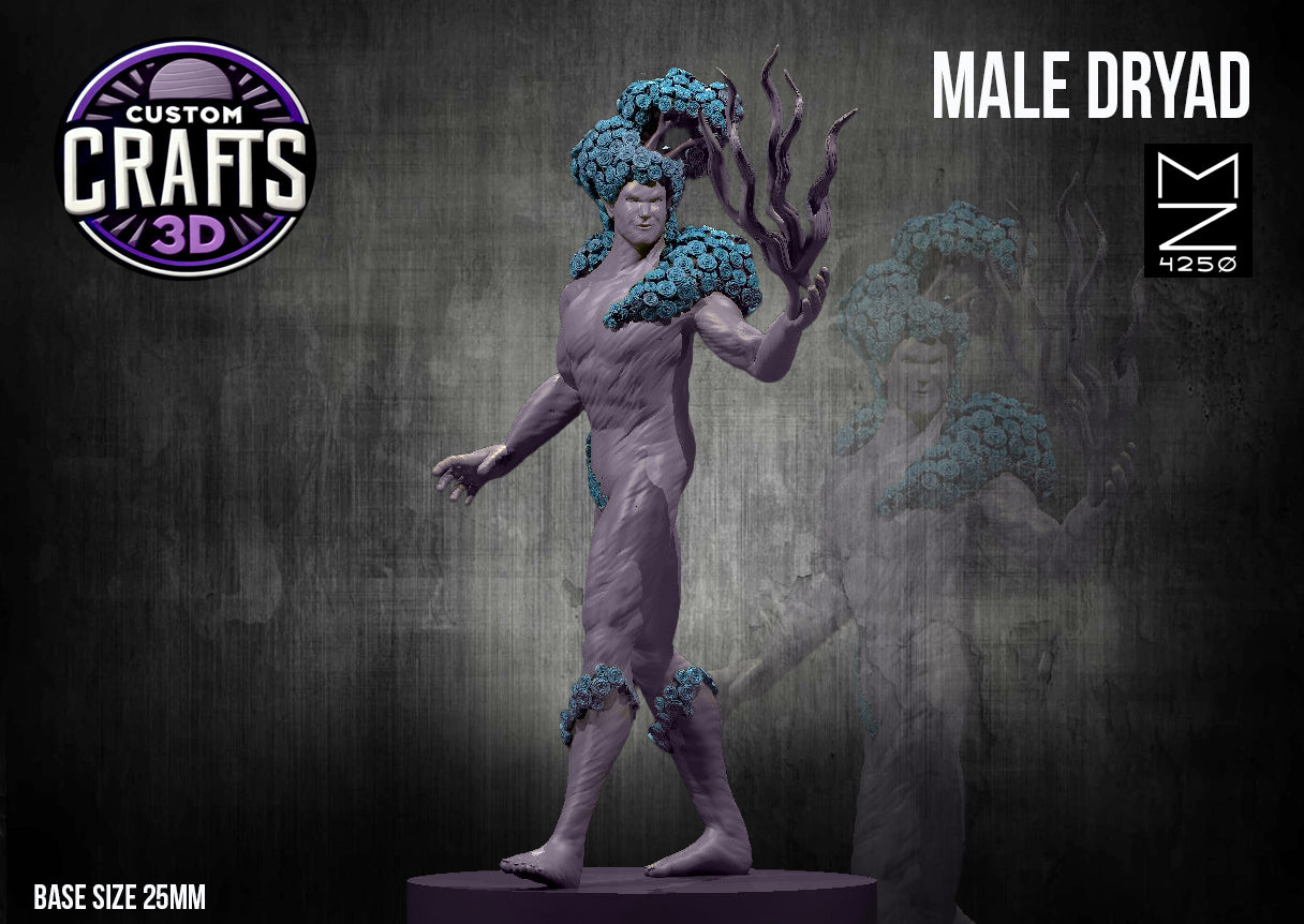 Dryad Male 25mm Base