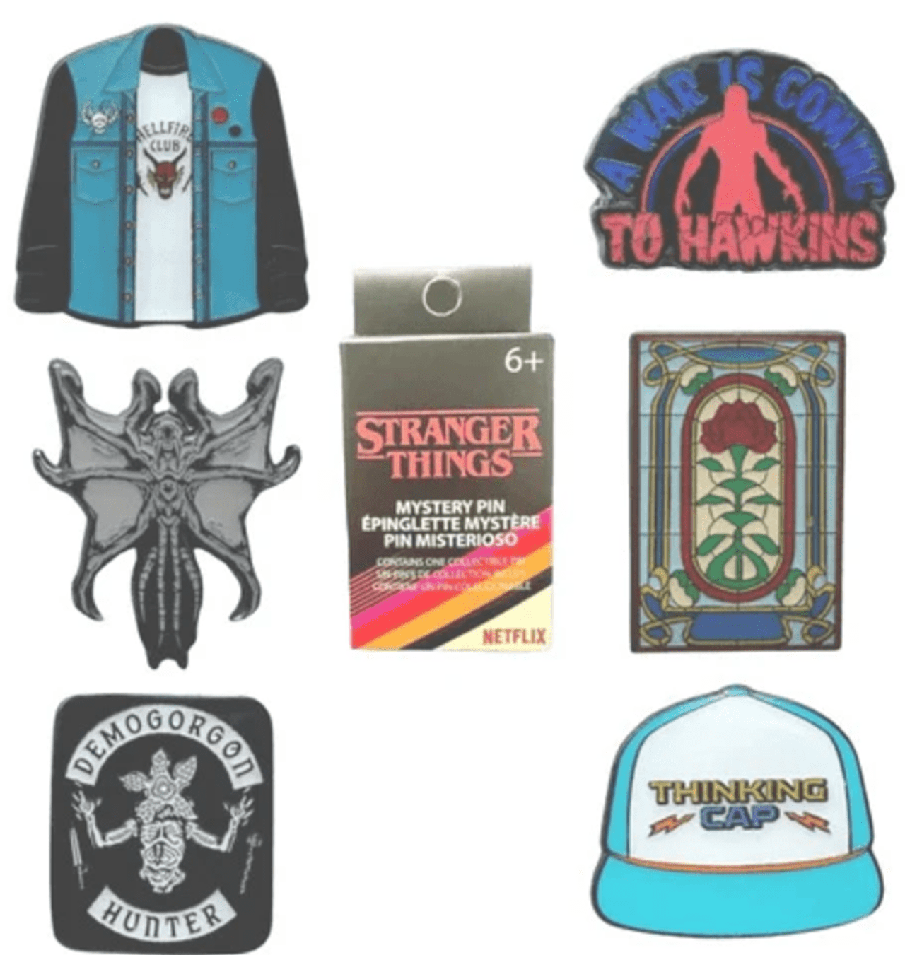 Loungefly - Mystery Pin Stranger Things Multi character