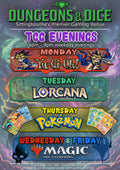 TCG Evening Table Booking