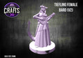 Tiefling Female Bard V2 25mm Base