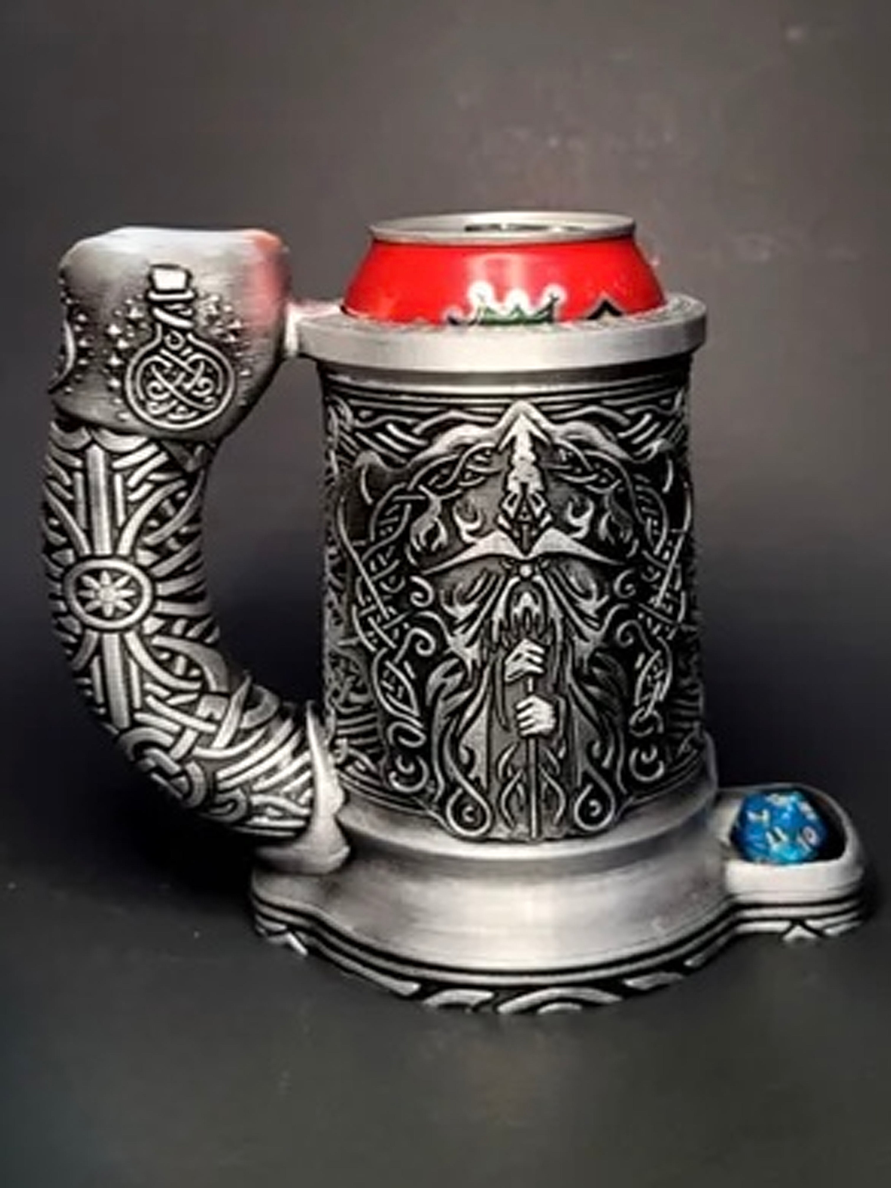 Wizard Tankard Dice Thrower/Can holder