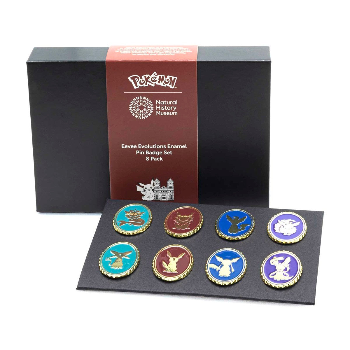 Pokemon X NHM Eevee Evolutions Pin Set